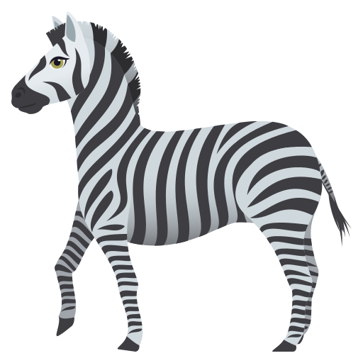 Зебра для JoyPixels 9.0