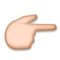 Dorso De Mano Con Índice A La Derecha