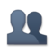 Dos Siluetas De Bustos