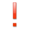 Exclamación Roja