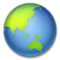 Globo Terráqueo Mostrando Asia Y Australia