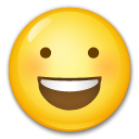 Cara Sonriendo Con Ojos Grandes