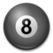 Bola Negra De Billar