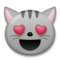 Gato Sonriendo Con Ojos De Corazón