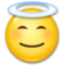 Cara Sonriendo Con Aureola
