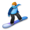 Practicante De Snowboard