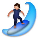 Persona Haciendo Surf