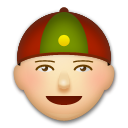 Persona Con Gorro Chino