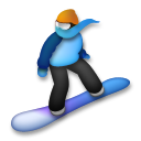 Practicante De Snowboard