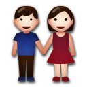 Mujer Y Hombre De La Mano