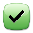 Botón De Marca De Verificación