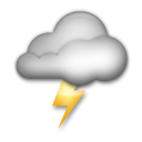Nube Con Rayo
