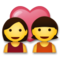 Pareja Enamorada: Mujer, Mujer