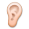 Oreja: Tono de Piel Claro Medio