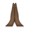 Manos En Oración: Tono de Piel Oscuro