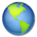 Globo Terráqueo Mostrando América