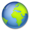 Globo Terráqueo Mostrando Europa Y África