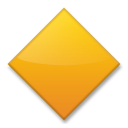 Rombo Naranja Grande