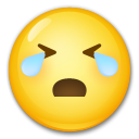 Cara Llorando Fuerte