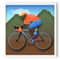 Persona En Bicicleta De Montaña: Tono de Piel Oscuro