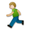 Persona Corriendo: Tono de Piel Claro Medio