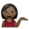 Persona De Mostrador De Información: Tono de Piel Oscuro