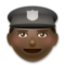 Agente De Policía: Tono de Piel Oscuro