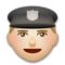 Agente De Policía: Tono de Piel Claro Medio
