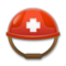 Casco Con Una Cruz Blanca