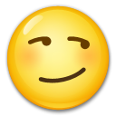 Cara Sonriendo Con Superioridad