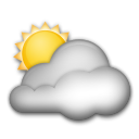Sol Detrás De Una Nube Grande