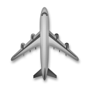 Avión que apunta hacia arriba