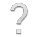 Interrogación Blanca