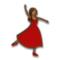 Mujer Bailando: Tono de Piel Oscuro Medio