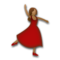 Mujer Bailando: Tono de Piel Medio