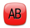 AB Button (Blood Type) AB Button (Blood Type)