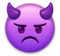 Angry Face with Horns