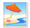 Beach with Umbrella
