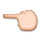 Black Left Pointing Backhand Index Black Left Pointing Backhand Index