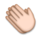 Clapping Hands: Medium-Light Skin Tone