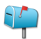 Closed Mailbox with Raised Flag