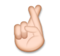 Crossed Fingers: Medium-Light Skin Tone