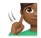 Deaf Man: Medium-Dark Skin Tone
