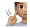 Deaf Person: Medium Skin Tone
