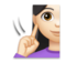 Deaf Woman: Light Skin Tone