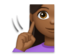 Deaf Woman: Medium-Dark Skin Tone