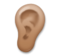 Ear: Medium-Dark Skin Tone