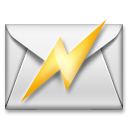 Envelope with Lightning Envelope with Lightning