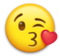 Face Blowing a Kiss