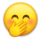 Face with Hand Over Mouth